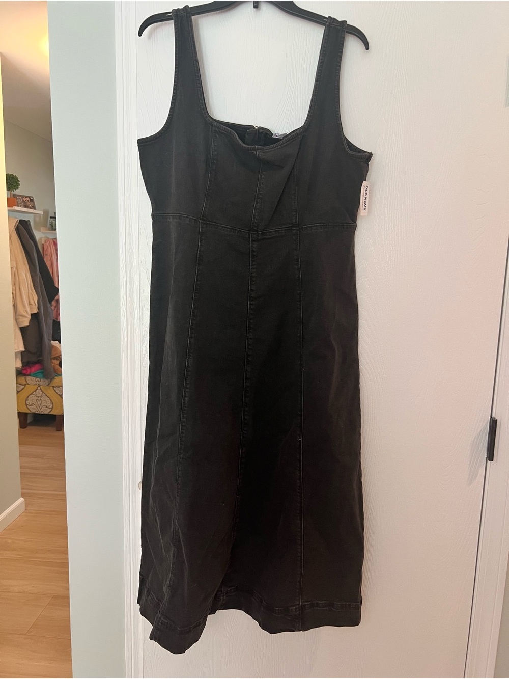 Old Navy Black Denim Dress